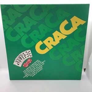 Vintage 1986 B.T. Angileri Craca Board Game In Box Adult Craps & Cards